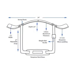 Leosportz Fitness Arm Curl Blaster Hand Support Size: 30-30 cm image 4