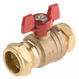 RS PRO Brass Full Bore, 2 Way, Ball Valve, BSPP 28 mm, 28 mm Model No 486300 image 3