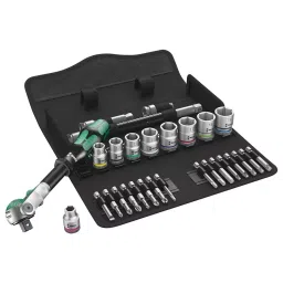 Wera SPEED RATCHET SET, 3/8", 29PCS, 8100 SB 6 ZYKLOP SPEED-KNARRENSATZ 3/8"-picture-44