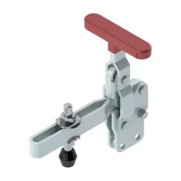 STEEL-SMITH Vertical Hold Down Action T-Handle Clamps Straight Base 1.7kN, VTC-207-TUB-SS image 1
