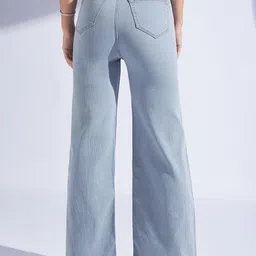 Miss Chase Norman Crest Women Wide Leg High-Rise Stretchable Jeans image 2