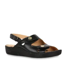 Scholl by Bata Women's Black Back Strap Sandals-image-30