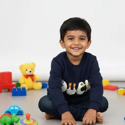 TABADTOD Boys Printed Round Crew Neck Pullover Sweatshirt image 5