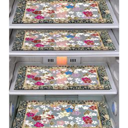 Dakshya Industries Fridge Top Cover and Fridge Mat Combo Set of 5-picture-45