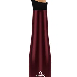 SPEEDEX Shark Vacuum Insulated 24 Hrs Hot & Cold Thermosteel Water Bottle (500 ml, Wine )-picture-20