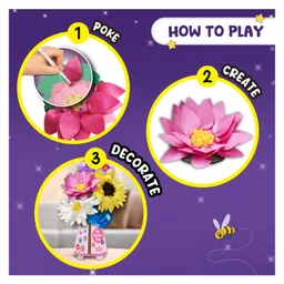 Smartivity Foam Smartcraft Art & Craft Kit - Poke Art Flower Making Kit image 3