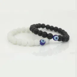 Divine souvenirs Unisex Set Of 2 Artificial Beaded Elasticated Bracelets-picture-35