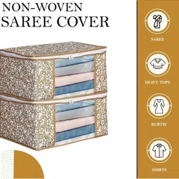 AMAK INC Multicoloured Fabric Multi-Utility Wardrobe Organisers image 4