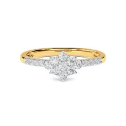 Kisna Diamond & Gold Jewellery Amanya 18k (750) Diamond & Gold Ring For Women image 5