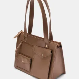 Forever Glam by Pantaloons Beige Shoulder Handbag-image-94
