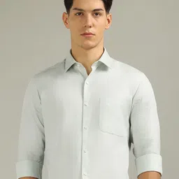 Arrow Men Textured Spread Collar Pure Cotton Satin Italian Elegance Formal Shirt-picture-18