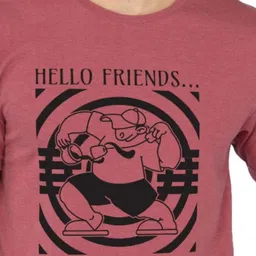 NOBLE HUSTLE Men Typography Printed Round Neck Cotton T-shirt image 4