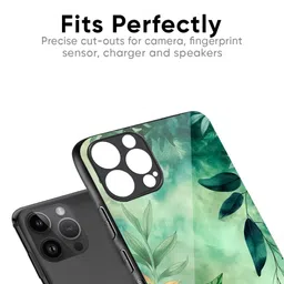 QRIOH Floral Printed iPhone 16 Pro Back Case Mobile Accessories image 5