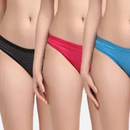 Friskers Multicolor Printed Panty Set - Pack of 3-picture-11