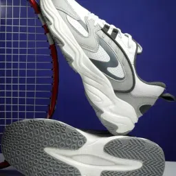 Asian Men's Grey Running Shoes-picture-19