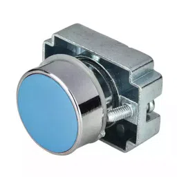 C&S Electric Flush Spring Return Push Button with Carrier & Without Contact Elements Metallic Range Blue, RCB2-BA6-image-81