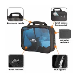 Gods Black Printed Organizer Pouch image 4