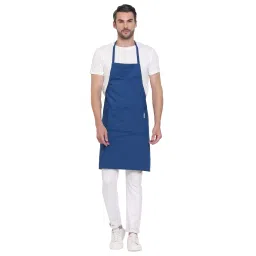Uniformer Apron Blue Unisex Stylish Design Polycotton 2 Pockets for Chefs, Bakers & Home Cooks Use-picture-18