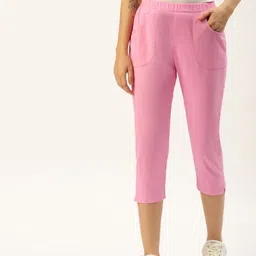 BRINNS Women Pink Capris-image-58