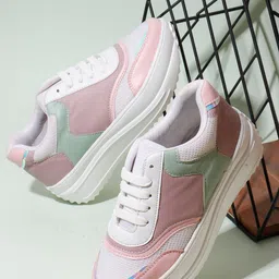 glitchez Women Colourblocked Sneakers-image-7
