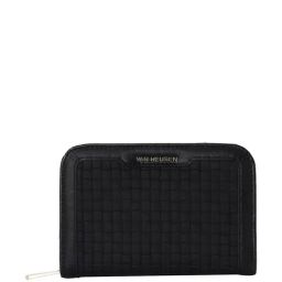 Van Heusen Black Textured Zip Around Wallet For Women-picture-30