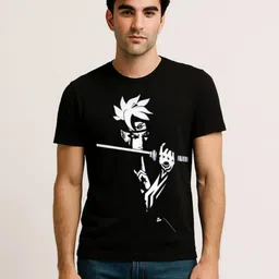 Be Crazy Men Naruto Graphic Printed Round Neck Cotton T-shirt-picture-21