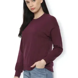 Van Heusen Maroon Regular Fit Sweatshirt image 3