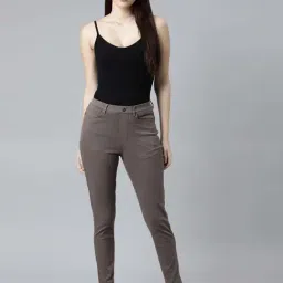 Go Colors! Grey Printed Jeggings image 5