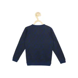 Allen Solly Junior Navy Graphic Print Sweatshirt image 2