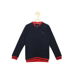 Allen Solly Junior Navy Solid Sweatshirt image 1