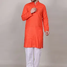 4u Fashion Men Regular Kurta with Harem Pants image 4
