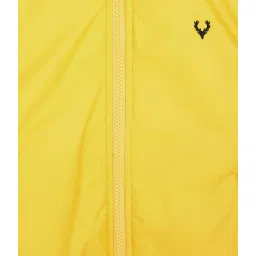 Allen Solly Junior Yellow Solid Jacket image 3