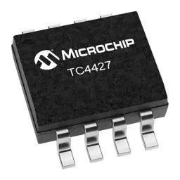 Microchip MOSFET Gate Driver 2, 1.5 A, 18V 8-Pin, SOIC, TC4427EPA image 5
