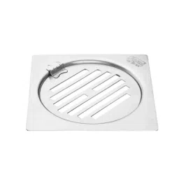 Jayna 127x127 mm Glossy Finish Stainless Steel Grating with Frame, NSG 127 H-picture-41