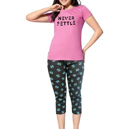 BAESD Printed Pure Cotton Slip-On Night suits-picture-22