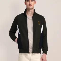 U.S. Polo Assn. Men Colourblocked Sweatshirt-picture-33