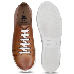 Hats Off Accessories Men's Tan Casual Sneakers image 3