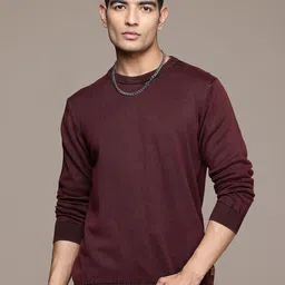 The Roadster Lifestyle Co. Men Pure Cotton Pullover-picture-32
