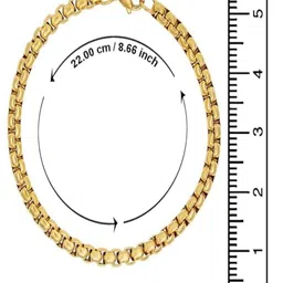 Anvika Unisex Gold Necklace and Chains image 2