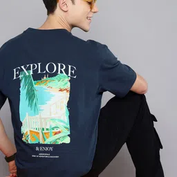 Aeropostale Graphic Printed Pure Cotton Relaxed FitT-shirt-image-20