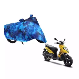 Auto Pearl Waterproof Two Wheeler Cover For Aprilia Storm 125 (Blue)-picture-14