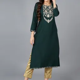 KALINI Women Embroidered Thread Work Kurta-picture-26