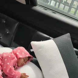 Y&A'M Grey Fibre Filled Cotton Ultra Soft Sleep Pillow image 4