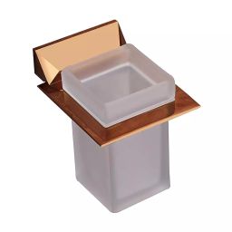 Aquieen Tumbler Holder Brass Wall Mount Rose Gold, AQN 987-picture-20