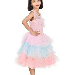 IKONIC FASHION Girls Pink Dresses image 2