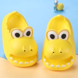 Oh! Pair Slip On Clogs with Crocodile Applique - Yellow-picture-31