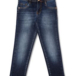 LEO Denim Mild Washed Jeans - Blue-picture-32