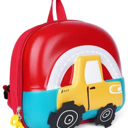 Kids On Board 3D CAR Backpack for Nursery & Early School, 10 inches -Red-image-44