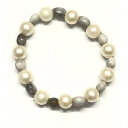 Divine souvenirs Unisex Wooden Artificial Beaded Elasticated Bracelets-picture-26