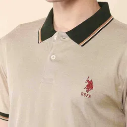 U.S. Polo Assn. Varsity Polo Collar Short Sleeves Slim Fit T-shirt image 5